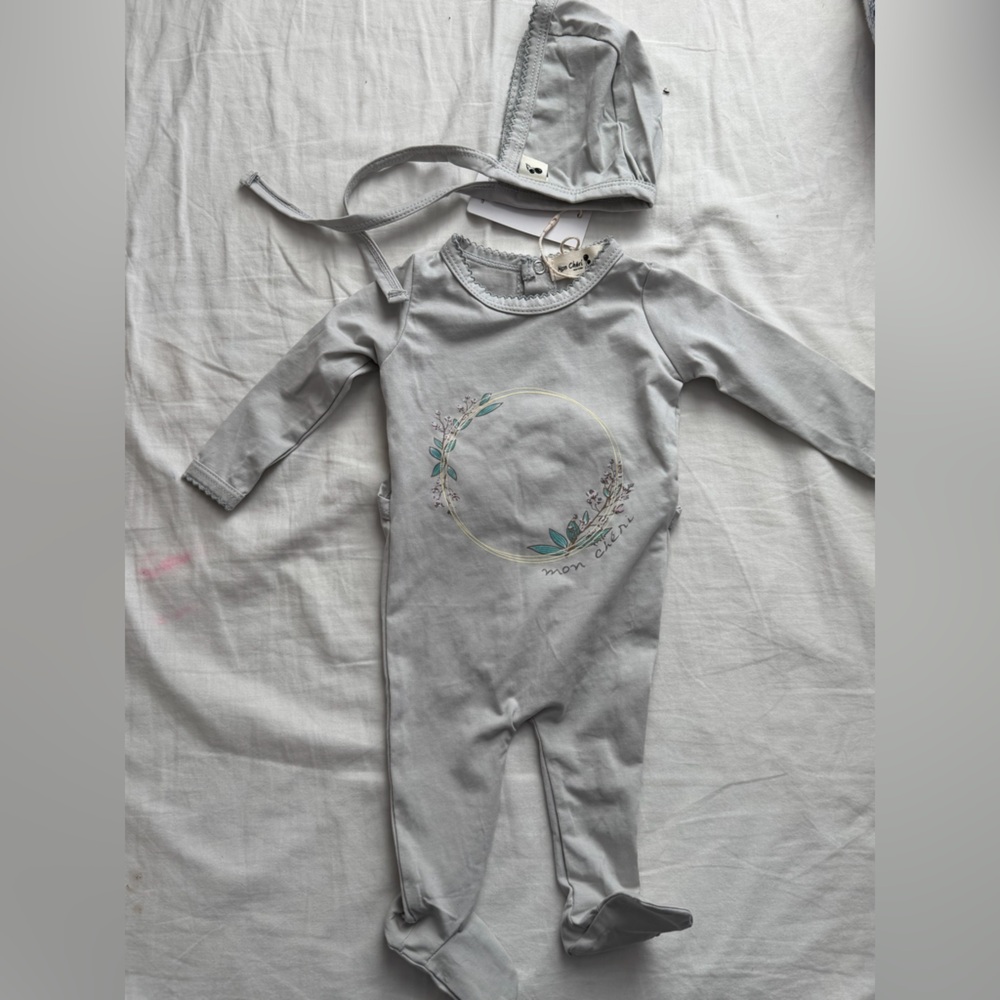 Mon Cheri baby onesie